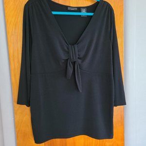 Dressy Black Top-Size 16-18W
